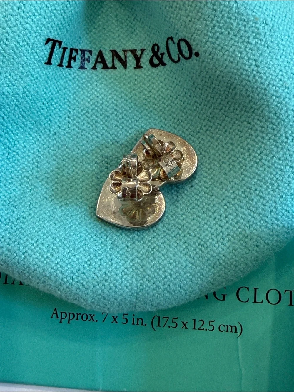 Tiffany & Co. Heart Earrings - Picture 3 of 3
